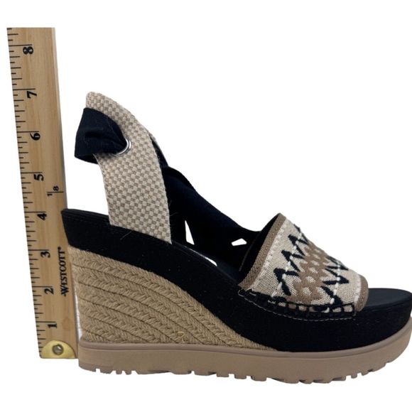 UGG Abbot Ankle Wrap Wedge Sandal Women's Size 8.5 NWT No Box - Picture 10 of 13